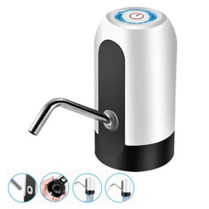 Pompa electrica de apa, pentru bidoane mari, cu acumulator reincarcabil USB 1+1