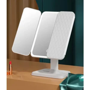 Oglinda Cosmetica cu LED pentru make-up, lumina reglabila, buton touch, USB