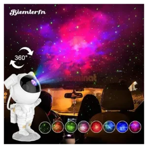 Mini Astronaut cu Telecomanda Proiectie Galaxie Nebuloasa
