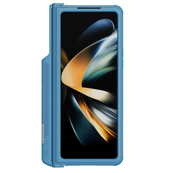 Husa Nillkin, Galaxy Z Fold 4, CamShield Pro, TPU, Albastru - imagine 2