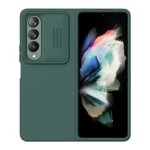 Husa Nillkin,Galaxy Z Fold 4, CamShield Silky, TPU, Verde